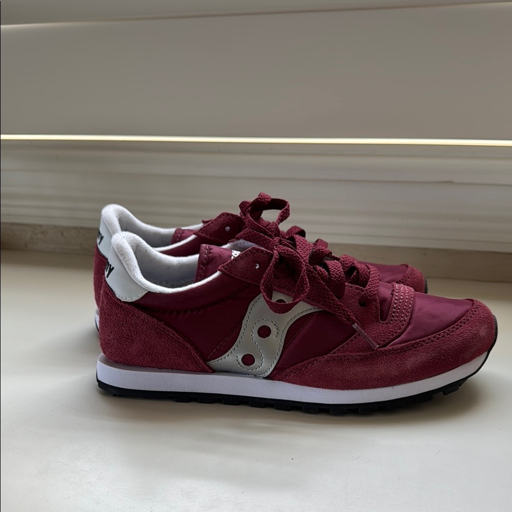 Saucony Burgundy Sneakers